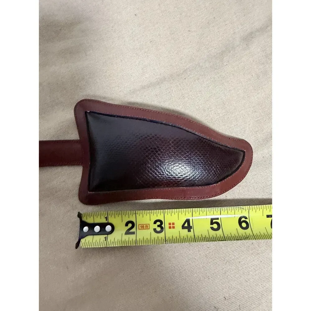 Vintage Fred Coen Boxing Groin Protector Belt Mens Small Brown Leather Cup Guard